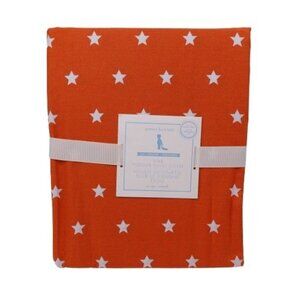 NEW Pottery Barn Kids Organic Star Toddler Duvet Cover Orange Room Decor